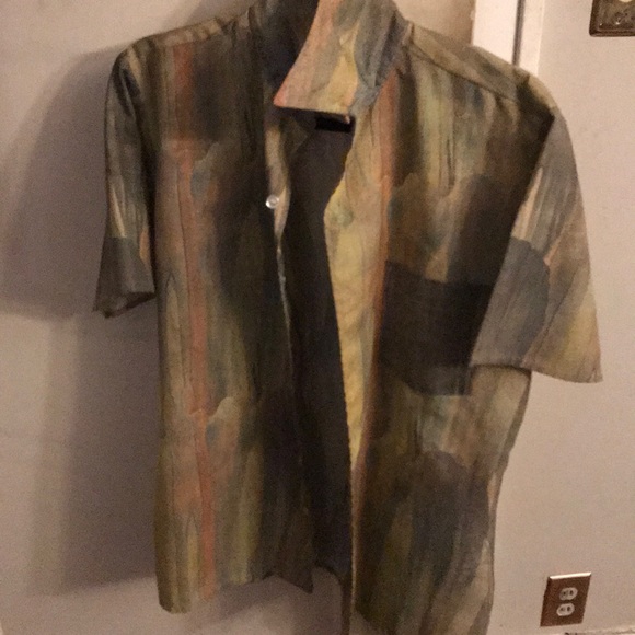 Hipster vintage Golden Arrow button up size M - Picture 1 of 4
